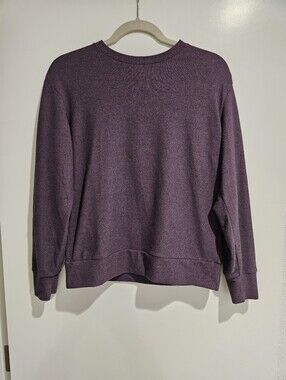 Uniqlo Eggplant Long Sleeve Top XS